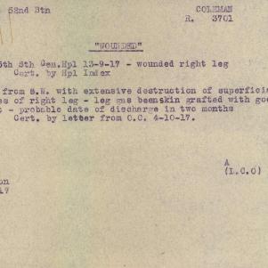 Soldier packet page