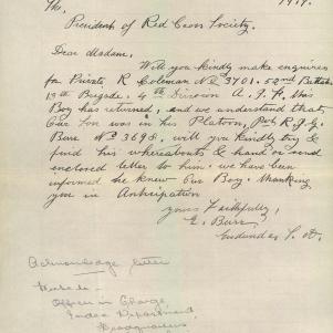 Soldier packet page