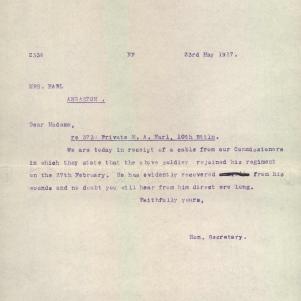 Soldier packet page