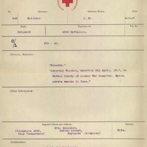 Soldier packet page