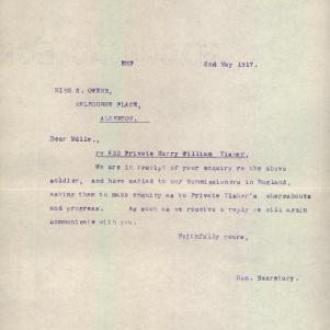 Soldier packet page