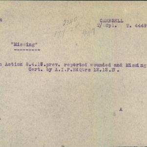 Soldier packet page