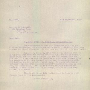 Soldier packet page