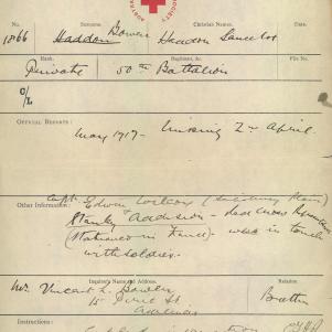Soldier packet page