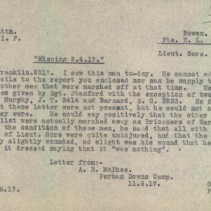 Soldier packet page