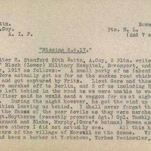 Soldier packet page