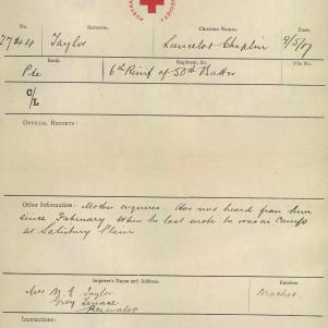 Soldier packet page