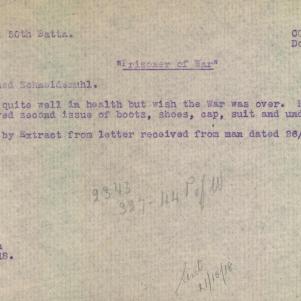 Soldier packet page