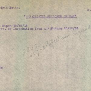 Soldier packet page