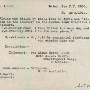 Soldier packet page