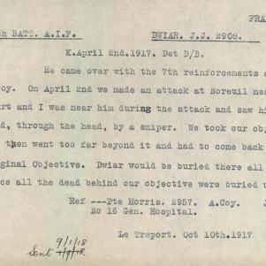 Soldier packet page