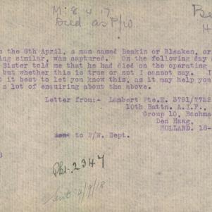 Soldier packet page