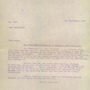 Soldier packet page