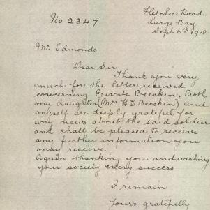 Soldier packet page