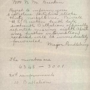 Soldier packet page