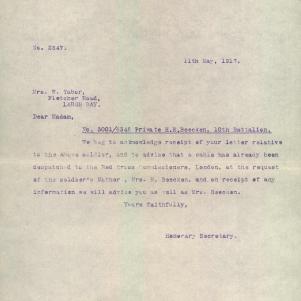 Soldier packet page