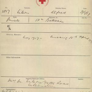 Soldier packet page