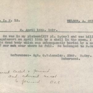 Soldier packet page