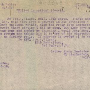 Soldier packet page