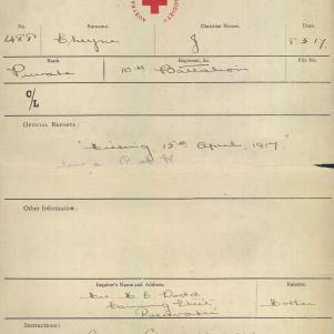 Soldier packet page