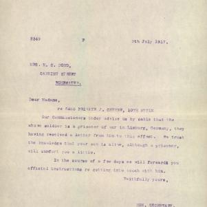 Soldier packet page