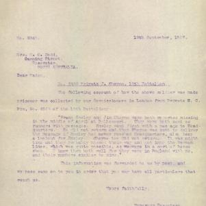 Soldier packet page