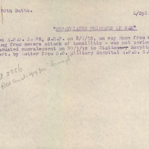Soldier packet page