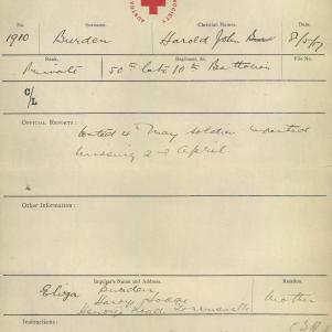 Soldier packet page
