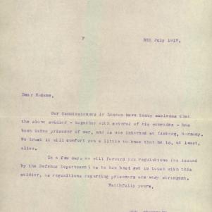 Soldier packet page