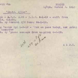 Soldier packet page