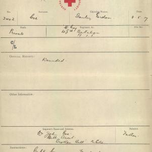Soldier packet page