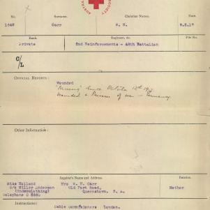 Soldier packet page