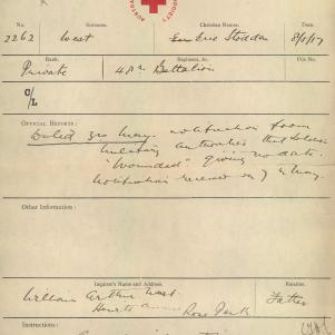 Soldier packet page