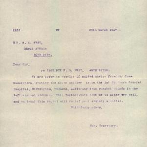 Soldier packet page