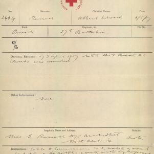 Soldier packet page
