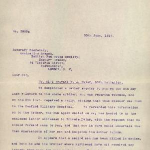 Soldier packet page