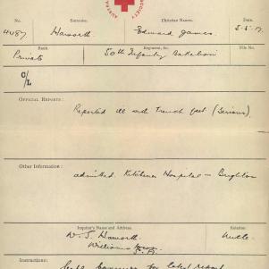 Soldier packet page