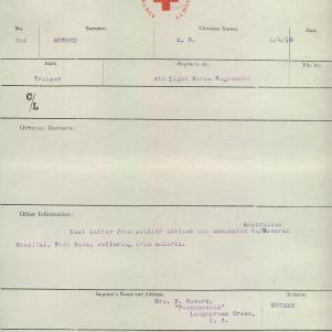Soldier packet page