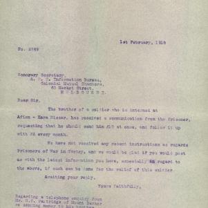 Soldier packet page