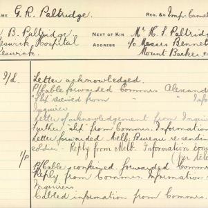 Soldier packet page