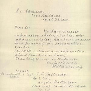 Soldier packet page