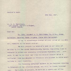 Soldier packet page