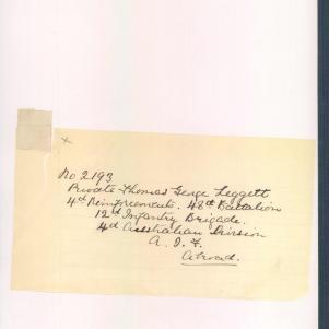 Soldier packet page