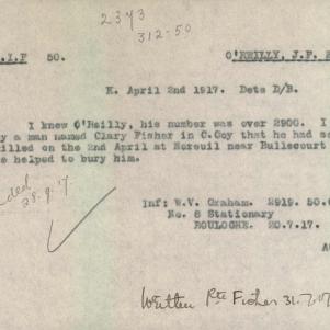 Soldier packet page