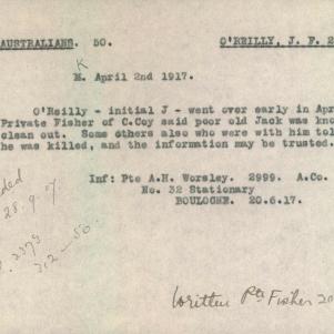 Soldier packet page