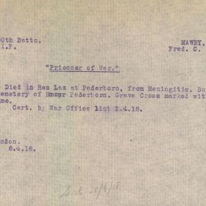 Soldier packet page