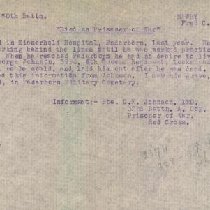 Soldier packet page