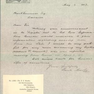 Soldier packet page