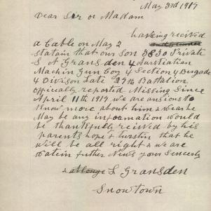 Soldier packet page