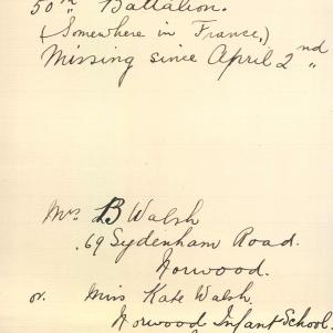 Soldier packet page
